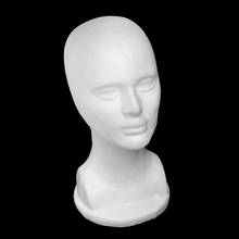 Male Polystyrene Styrofoam Model Head Mannequin Stand for Wig Hair Hat Glasses Display 2024 - buy cheap