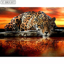 Full Drill Square Diamond 5D DIY Diamond Painting"Tattoo tiger"Diamond Embroidery Cross Stitch Rhinestone Mosaic Painting LK1 2024 - buy cheap