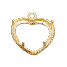 Wholesale 20 pcs Heart Shape Gemstone Bezel Faceted Framed Charms Jewelry Pendant For DIY Necklace Bracelet, 20 pcs-C2606 2024 - buy cheap