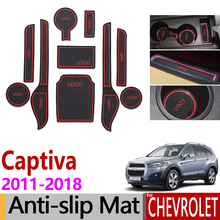 Anti-Slip Gate Slot Mat Rubber Coaster for Chevrolet Captiva 2011 2012 2015 2016 2017 2018 Holden Captiva Accessories Stickers 2024 - buy cheap