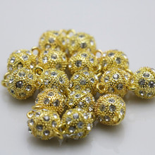 5PCS Rhinestone Beads Clasp Accessory Buttons Findings For Snaps Jewelry Metal Parts DIY Making Magnetism Necklace Gold-Color 2024 - buy cheap