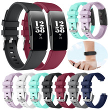 New Fashion Sports Silicone Strap For Fitbit Inspire/Inspire HR Wristband Bracelet Strap Band Wrist Strap Drop Shipping 315#2 2024 - buy cheap