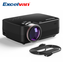 Excelvan Q6 Mini Portable LED Projector 1800Lumen Touch Panel Multimedia Video Projecyor Support 1080P HDMI VGA USB Home Theater 2024 - buy cheap
