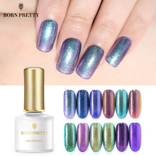 Born Pretty, camaleón Gel de uñas brillo de esmalte 6ml lentejuelas esmalte de uñas de Gel uv remoje uñas laca necesita negro Base 2024 - compra barato