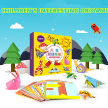 New 54 pcs Children origami book for animal pattern 3D puzzles Kids DIY paper children production learning educational craft toy 2024 - buy cheap