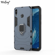 Wolfsay for Huawei Honor 8X Max Case, Enjoy Max Car Holder Armor Cases Hard PC & Soft Silicone Cover for Huawei Honor 8X Max 2024 - buy cheap