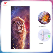 YIKELA 5D Full Square Accessory Rhinestone Animal Diamond Painting Lion Diamond Painting Diamond Embroidery DIY Holiday Gift Kit 2024 - buy cheap