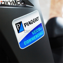 1PCS Motorcycle Head Tail Decorate Sticker Auto Car Styling Vinyl Bumper for PIAGGIO VEICOLICOMMERCIAL Waterproof 2024 - buy cheap