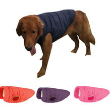 Warm Fleece Dog Jacket Solid Winter Dog Clothes Waterproof Vest Small Large Dogs Puppy Bulldog Pet Outdoor Outfit XS-XXL Size 2024 - buy cheap