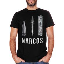 T-Shirt Narcos Pablo Escobar Netflix Cartello Di Cali Serie Tv Dea T Shirt 2019 New Men Hot Fashion Solid T Shirt Logo T Shirt 2024 - buy cheap