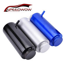 SPEEDWOW Universal 0.8L Cylinder Radiator Overflow Reservoir Coolant Tank Breather Oil Tank Oil Catch Can 2024 - buy cheap