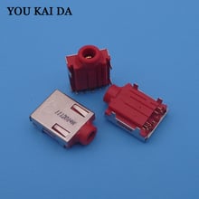 laptop 3.5mm audio jack notebook connector for LENOVO DELL HP ACER TOSHIBA ASUS Gateway notebook 3.5 headphone jack red 2024 - buy cheap