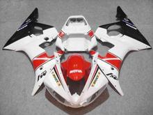 Motorcycle Fairing kit for YAMAHA YZFR6 03 04 05 YZF R6 YZF600 2003 2004 2005 YZF 600 ABS Red white Fairings set+7gifts YF27 2024 - buy cheap