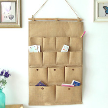 Saco de parede organizador de carta, cesta de armazenamento organizadora de bolso para brinquedos e artigos diversos, decoração de casa 2024 - compre barato