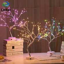 36/108 leds Pearl/Copper wire Tree Light Branches Festival Home Party Wedding Indoor Desk Decoration Lamp Night Light 2024 - buy cheap