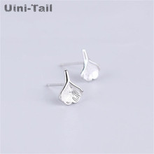 Uini-Tail Hot new 925 sterling silver ginkgo leaves earrings hypoallergenic non-fading fashion trend high quality jewelry 2024 - buy cheap