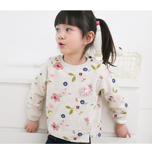 Moletom bebês meninas primavera, casaco de moletom floral, blusão infantil de manga comprida roupas primavera 2024 - compre barato
