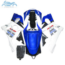 Комплекты обтекателей AT12 для Suzuki 2000-2002 GSXR1000 K1 K2 гоночные Обтекатели для мотоциклов AT55 00 01 02 GSXR 1000 синий белый 2024 - купить недорого