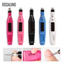 ROSALIND 1Set Electric Nail Drill For Manicure Equipment Professional Machine Electric Nail Art Pen Pedicure 6 Bits Nail Tools 2024 - buy cheap