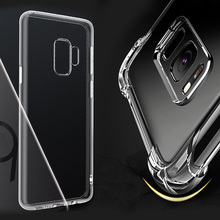 Прозрачный чехол из ТПУ для Samsung Galaxy S10 S9 S8 Plus Note 10 8 9 J4 J6 A7 A8 A9 M10 A20 M20 A50 A70, прозрачный мягкий силиконовый чехол 2024 - купить недорого