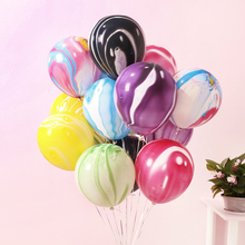 Nicro 5 pçs 10 pçs 12 polegada pintura ágata balões colorido nuvem de óleo balão aniversário festa de casamento decoração para casa diy decoração 2024 - compre barato