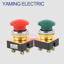 P181 Momentary Mushroom Push Button Switch 5A 250VAC electrical switch 4 screws 30mm 1 NO 1 NC Green/Red LA2 LA2-J 2024 - buy cheap