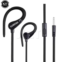 PZ SMN-11 Earhook Earphones Headphone Stereo Bass Sound Headset for Running Sport for phone Computer  for gaming 3.5mm Newest 2024 - buy cheap