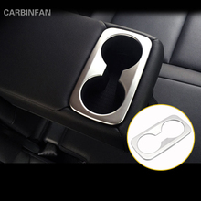 Pegatina Interior de coche, embellecedor de estilo ABS cromado para asiento trasero, soporte para taza de agua, cubierta de Marco embellecedor para Hyundai Tucson 2015 2016 P50 2024 - compra barato