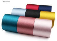 Kewgarden-cintas de satén de 25mm y 2,5 cm para Seda brillante, cintas de tela hechas a mano de capas, accesorios de costura de manualidades, Riband de algodón, 4 m/lote 2024 - compra barato