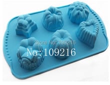 wholesale!!! 1pcs Six Style Shape (xj229) Food Grade Silicone Cake/Chocolate/Pudding/Jelly/Ice DIY mold 2024 - buy cheap