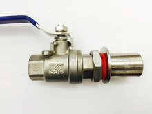 Stainless Steel Kettle Valve Kit w/barb, 1/2"NPT, 1/2"Barb, home brewing kettle valve Wholesale and Retail 2024 - buy cheap