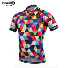 Weimostar-Camiseta de manga corta para Ciclismo, Maillot de secado rápido para bicicleta de montaña, ropa de carreras, Verano 2024 - compra barato