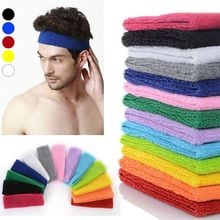 New fashion Wide Headband Stretch Hairband Elastic Hair Bands Headband Candy Color Towels Absorb Sweat Turban 2024 - buy cheap