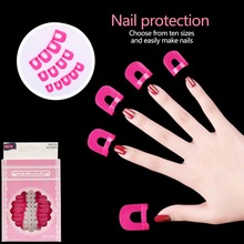 26pcs Nail Gel Model Clip Nail Polish Tools Anti-Overflow Case Cover Nails Art Painting Fence Frame Nail Polish Protect Tapes 2024 - buy cheap