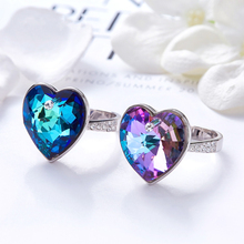 BAFFIN-anillo con forma de corazón para mujer, joyería de boda, cristales de SWAROVSKI, Maxi, romántico, Color plata, regalos 2024 - compra barato