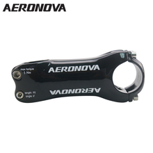 Aeronova haste de bicicleta de estrada, haste de fibra de carbono mtb/mountain bike, haste de bicicleta 31.8mm, ud gloss 70/80/90/100/110/120/130mm 2024 - compre barato