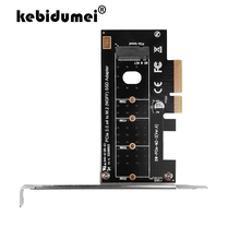 kebidumei M.2 NVMe SSD NGFF TO PCIE X4 adapter M Key interface card Supports PCI Express 3.0 x4 2230-2280 Size m.2 FULL SPEED 2024 - buy cheap