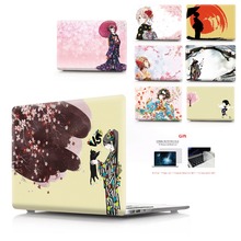 Новый цветной чехол для ноутбука с принтом кимоно для MacBook Air Retina Pro 11 12 13 15 для MacBook New Pro 13 15 New Air13 с сенсорной панелью 2024 - купить недорого