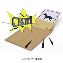 Cartão de previsão de animais, o truque de mágica para crianças, adereços e mágica de previsão de animais para carros 81469 2024 - compre barato