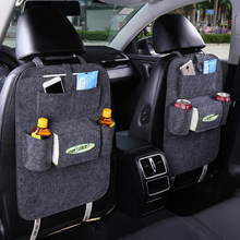 1PC Neat Car Storage Bag Universal Box Seat Back Bag Felt Material Organizer Seatback Holder Pockets Multi-Use Auto Accessories 2024 - buy cheap