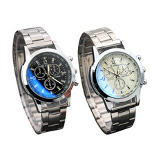 Reloj de negocios de cuarzo para hombre, cronógrafo de acero inoxidable, militar, de pulsera, Masculino 2024 - compra barato