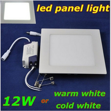 Fast Shipping AC85-265V 860LM acrylic Frosted Cover Round square 12W Ceiling Mini LED Dimmable Panel Light with Power adapter 2024 - buy cheap