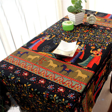 Sudeste asiático desejando árvore pano de mesa algodão & linho jantar toalhada mesa estilo étnico piquenique ao ar livre toalha navio livre 2024 - compre barato