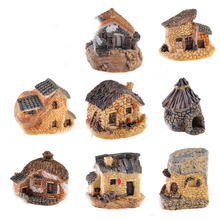 1PC Mini Small House Cottages DIY Toys Crafts Figure Moss Terrarium Fairy Garden Ornament Landscape Decor Home Decor 2024 - buy cheap