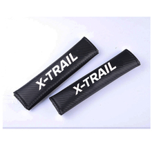 2pcs PU Fashion Car Seat Belt Cover Car Seat belt shoulder Pads for Nissan Xtrail 2024 - buy cheap