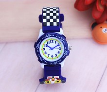 Children Quartz Watch Cartoon Football Bracelet Silicone Wristwatch for Boys Cute Gift Fashion 3D Racing Car Kids Watch Clock 2024 - buy cheap