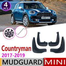 Front Rear Car Mudflap for Mini Countryman F60 2017 2018 2019 Fender Mud Flap Guard Splash Flaps Mudguards Accessories 2nd 2 Gen 2024 - buy cheap