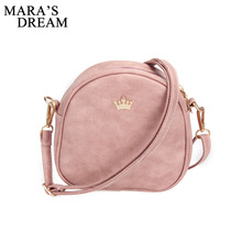 Маленькая женская сумка Mara's Dream, дизайнерская женская сумка-мессенджер с Королевской короной, женская сумка через плечо, женские Сумки из искусственной кожи 2024 - купить недорого