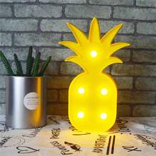New LED Pineapple Flamingo Cactus Lamp Bead Beam Night Light Bedroom Lumiparty Luminaria Table Lamp Home Christmas Decoration 2024 - buy cheap