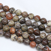 4 6 8 10 12mm Natural Colorful Picasso loose stone Bead Round  Loose Spacer Beads For Jewelry Making Natural agat Beads DIY 2024 - buy cheap